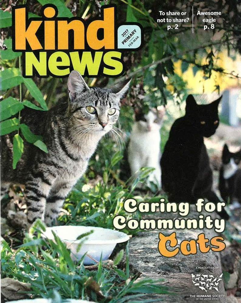 Cover of Kind News, the HSUS children&rsquo;s magazine distributed across Puerto Rico classrooms as part of Humane Puerto Rico